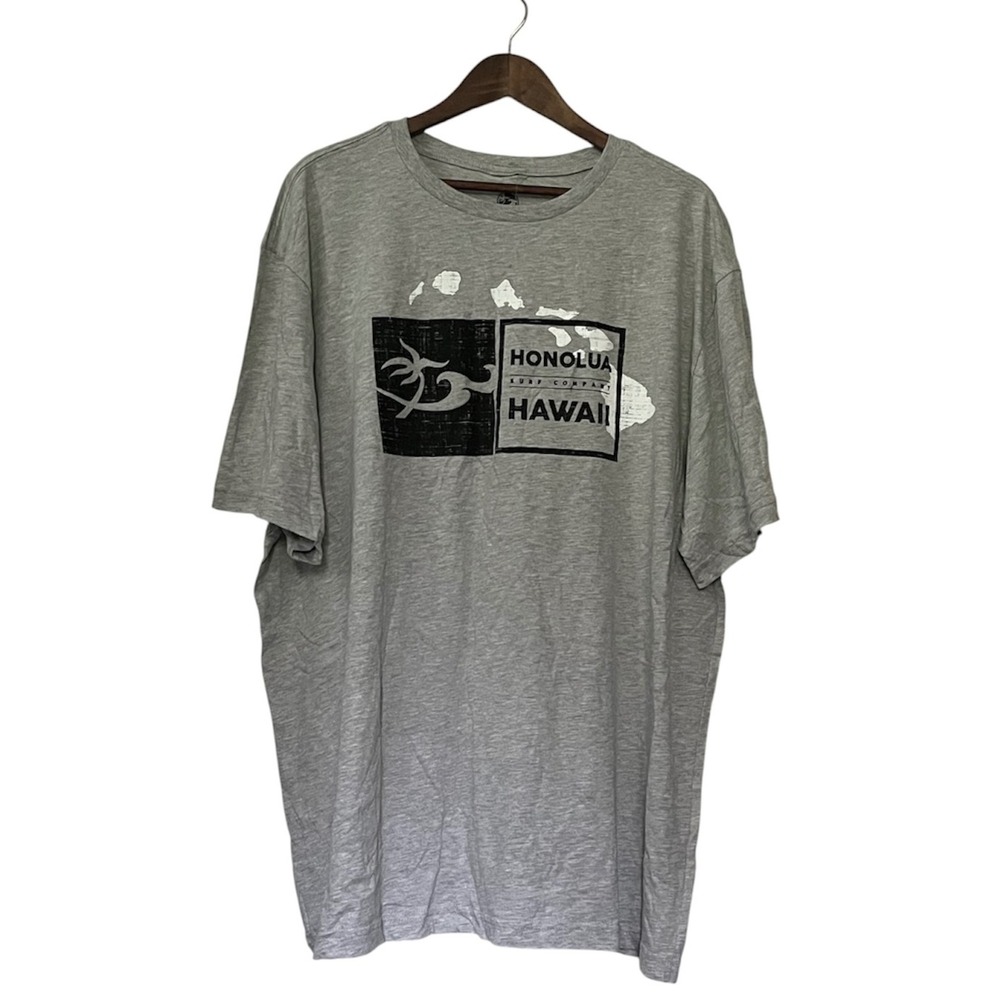 NWT Honolua Surf Company Men's T-Shirt Light Gray 4XL - Picture 2 of 5